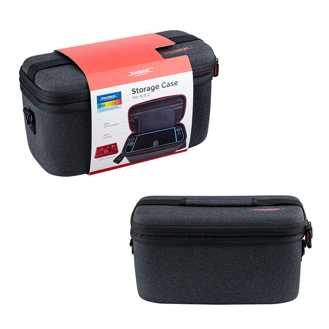 DOBE Storage Bag for Nintendo Switch 2-Dark Gray (TNS-3175)