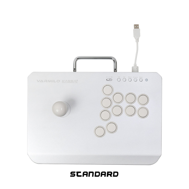 Varmilo Kassai Arcade Stick Controller (PC) - Lunar Silver