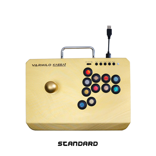 Varmilo Kassai Arcade Stick Controller (PC) - Golden Cosmos - Limited Edition