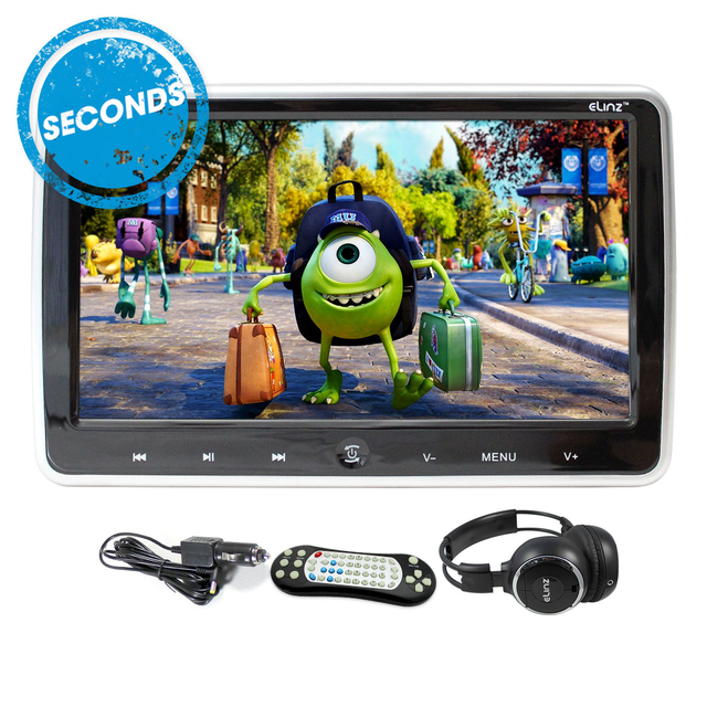 SECONDS - 10.1" HDMI Active Slim Headrest Car DVD Player HD