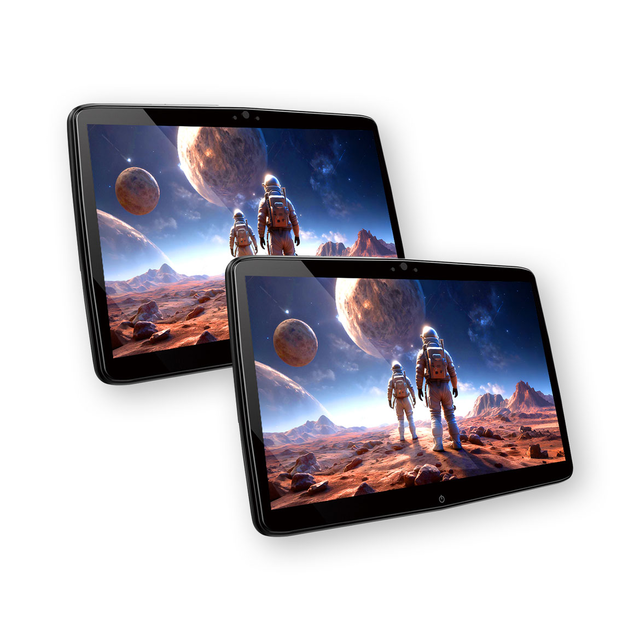 Elinz 2x 10.1" Android Car Headrest Monitor Back Seat Entertainment System