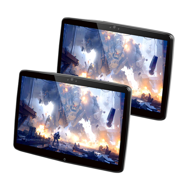 Elinz 2x 11.6" Android Car Headrest Monitor Back Seat Entertainment System