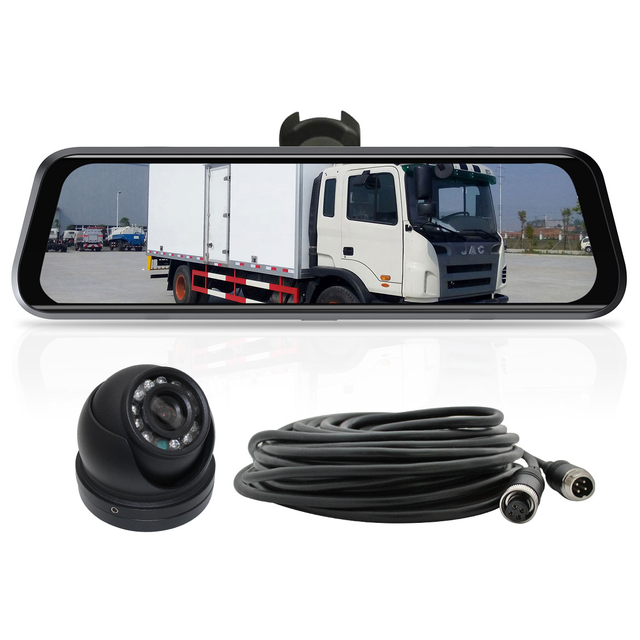 Elinz K Series 9.6" Full Screen Display Replacement Mirror AHD Monitor Dome 1080P Reversing Camera 10M Cable