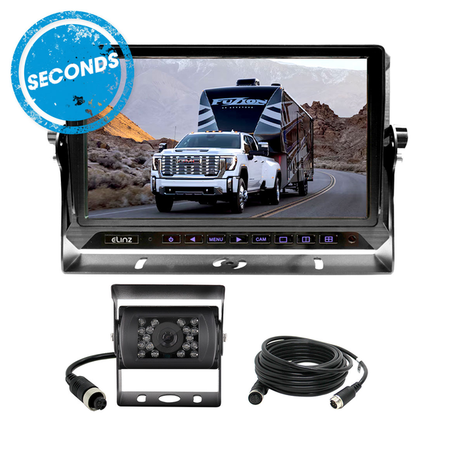 SECONDS - Elinz 10" AHD Monitor CCD Reversing Camera Kit 4PIN 3CH HD