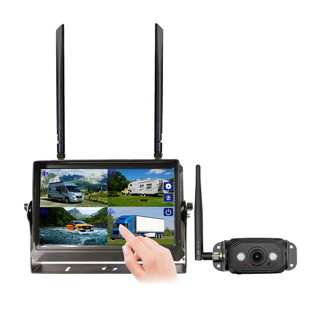 Elinz 10" Touch Screen Digital Wireless AHD Monitor 1080P Reversing Camera