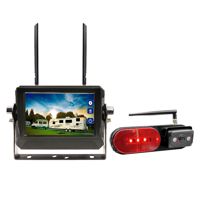 Elinz 5" Touch Screen Digital Wireless AHD Monitor 1080P Rear Marker Reversing Camera