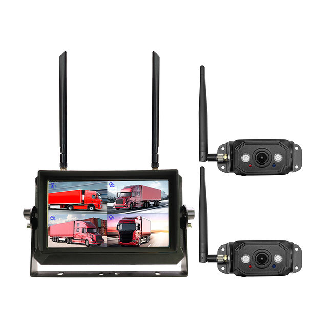 Elinz 7" Touch Screen Digital Wireless AHD Monitor 2x 1080P Reversing Camera