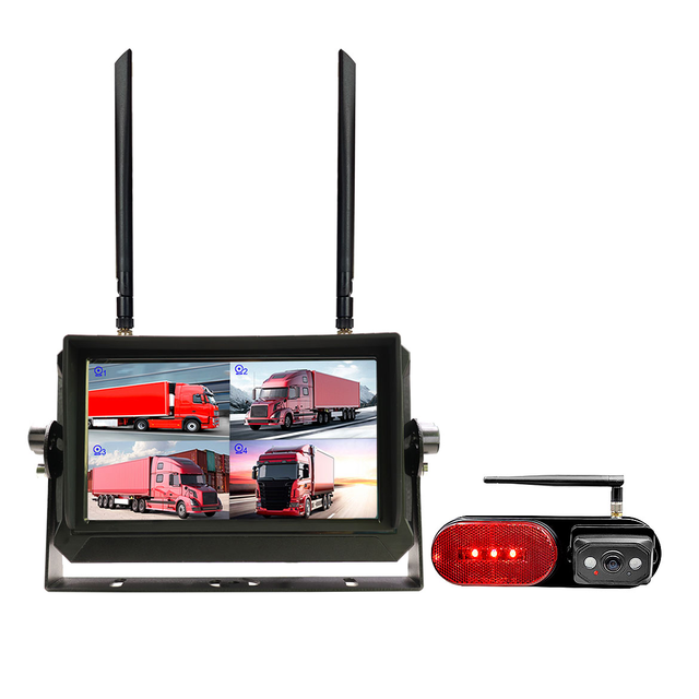 Elinz 7" Touch Screen Digital Wireless AHD Monitor 1080P Rear Marker Reversing Camera