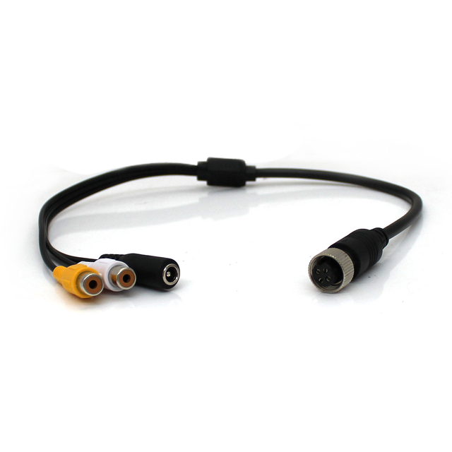 Elinz RCA to 4PIN Converter Adaptor for Reversing Reverse Camera