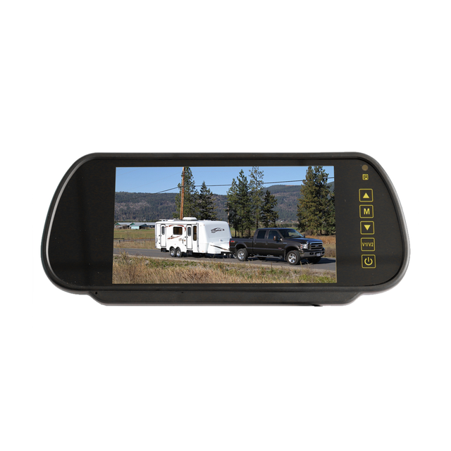 Elinz 7" 2 Channel Clip-on Mirror AHD Monitor