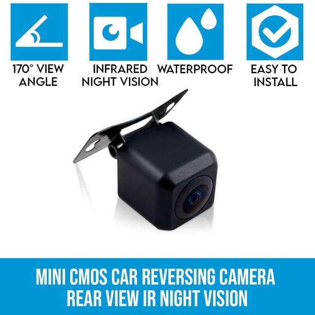 Elinz Mini CMOS Car Reversing Camera Rear View IR Night Vision