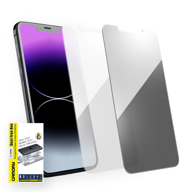Gamory Screen Protector for iPhone 14 Pro Tempered Glass HD Clear or Privacy Screen