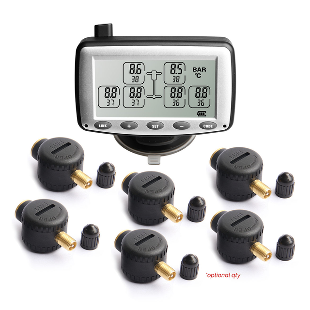 Caravan Trailer TPMS with High-Pressure Flow-Thru Sensors