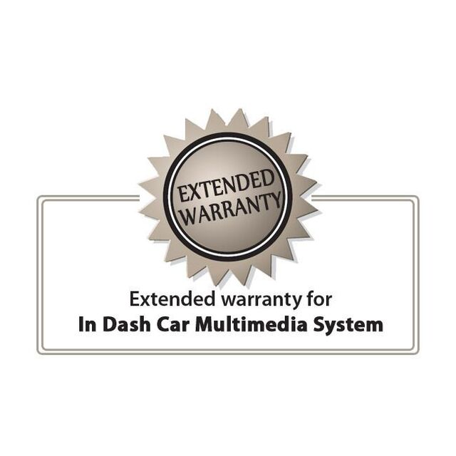 Extended warranty for in dash car multimedia system
