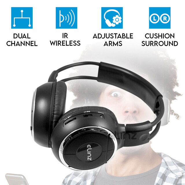 Elinz 1X Wireless IR Headphone